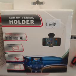 universal incar phone holder for any phone. attaches to windscreen.

collection in jb bargains unit 21 arndale Accrington bb5 1ex.

please see my other items.
