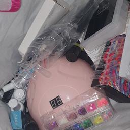over £150 worth of stuff, pick up mottingham se9 , nail polish, lamps,ech 1 or 2 polish used twice max rest new no offers no posting