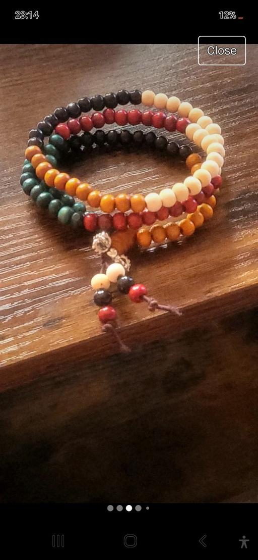 Buy & Sell Shropshire Telford and Wrekin - Photos for beautiful 108 wood bead Mala rosary bracelet