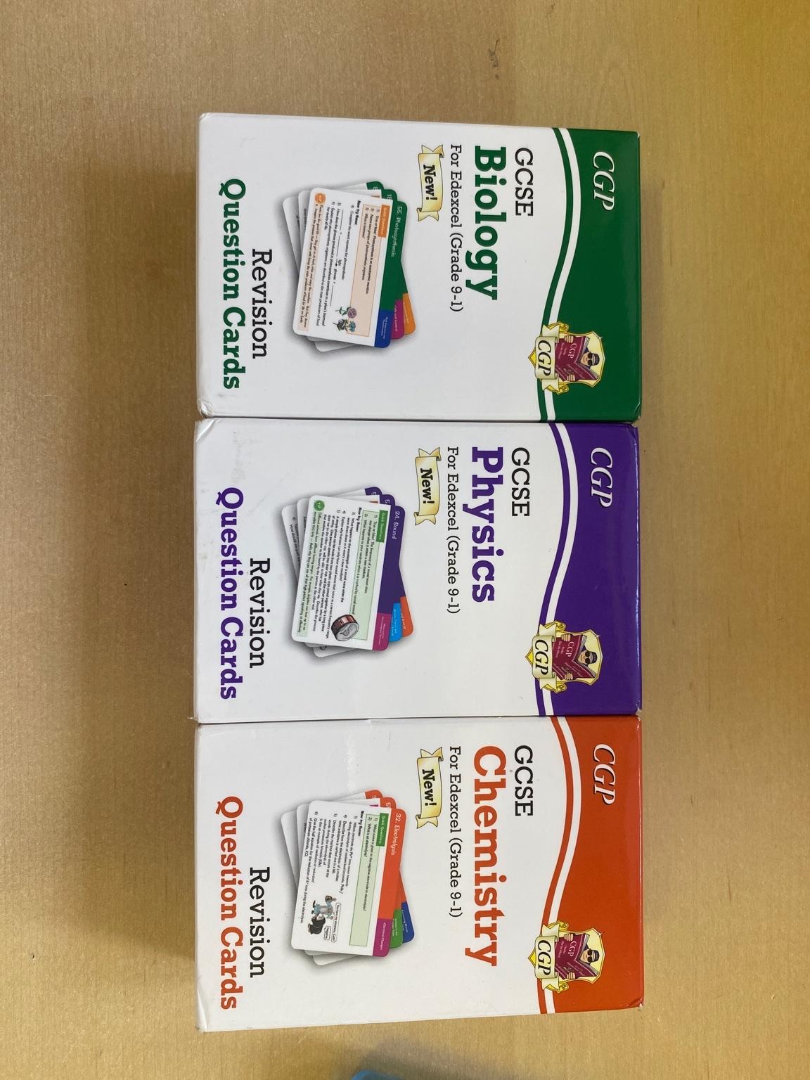 Edexcel GCSE flash cards triple science in B69 Sandwell für 7,50 £ zum