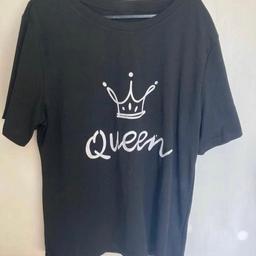 New size 16 queen black T-shirt