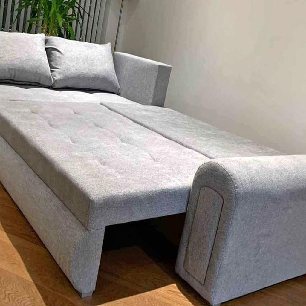 ➡️Brand New and wrapped with manufacturer packaging
➡️Width 245cm
➡️Depth 150cm
➡️Height 72cm
➡️Sleeping surface 140cm by 200 cm
➡️ Built in quality foam mattress
➡️Universal corner can be assembled either on the right hand side or left hand side
➡️Comes with TWO storage compartments perfect for bedding and much more
➡️3 large cushions included in price
➡️Comes in 3 packs, 7 pieces (ALL TOGATHER WITH 3 Cushions) for easy transportation and to take through tight narrow spaces, fits every door.
➡️Assembly available £50
"MESSAGE US FOR PLACE YOUR ORDER"
+44 7840 208251