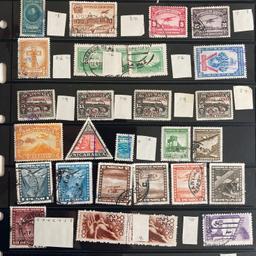 Cuba - 6; Dominicana - 1; Ecuador - 3; Bolivia - 4; Nicaragua - 5; Guatemala - 4; Chile - 10; Mexico - 11; Paraguay - 9; Costa Rica - 2; Uruguay - 9; Venezuela - 2.

The stamps are very rare and can can be sold separately. 1940-60s.

I have a vast collection of stamps from 1930s-1980s. Historic stamps from all over the world. See the list of countries on the last four photos (+ additionally UK, USA, Peru, Japan, Ireland, Argentina, Poland, Israel, Palestine, USSR, China, United Arab Republic, Comoros)). Please let me know if you are interested.