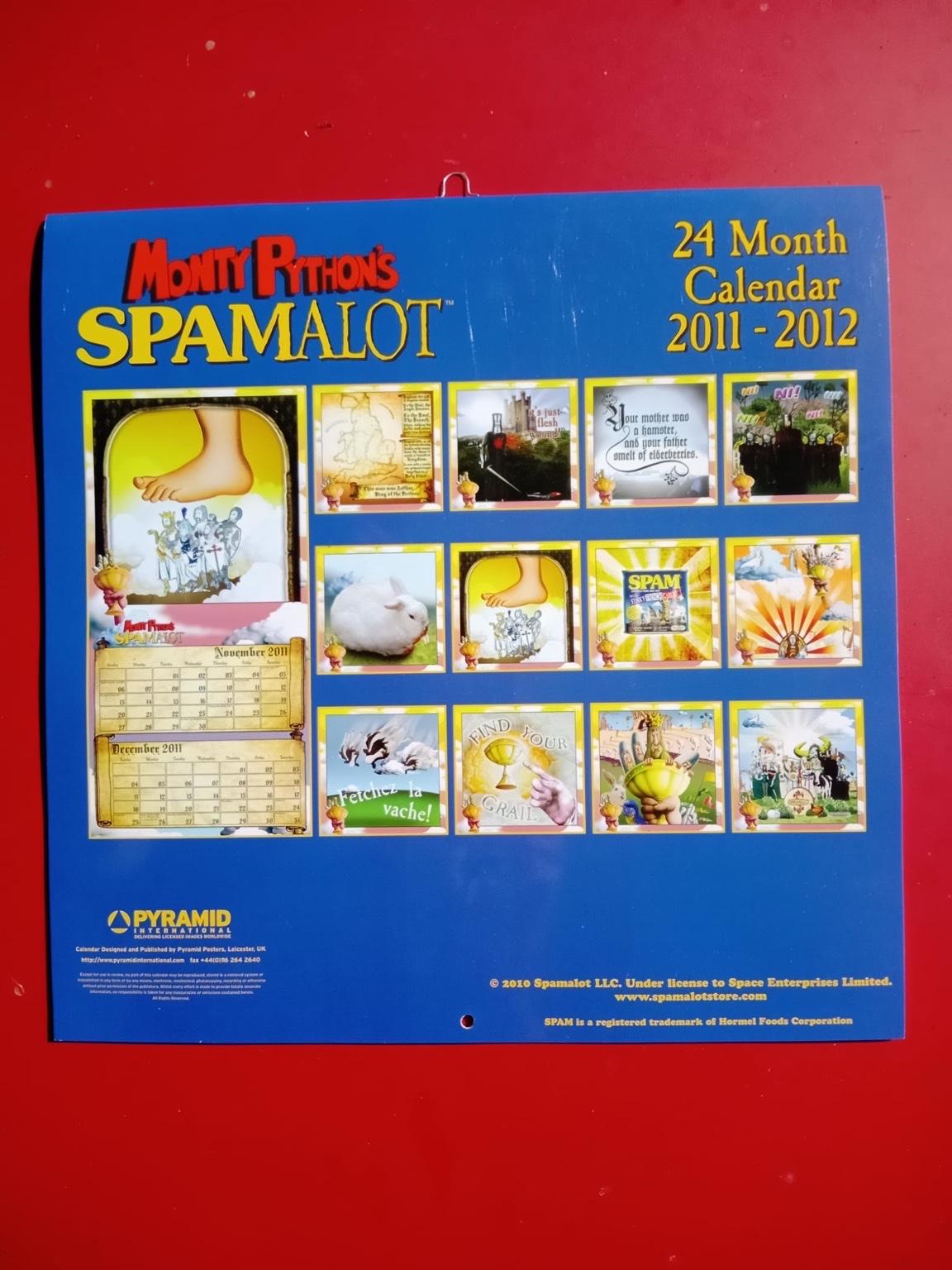 Monty Python spamalot collectors calendar in BH14 Poole für 5,00 £ zum