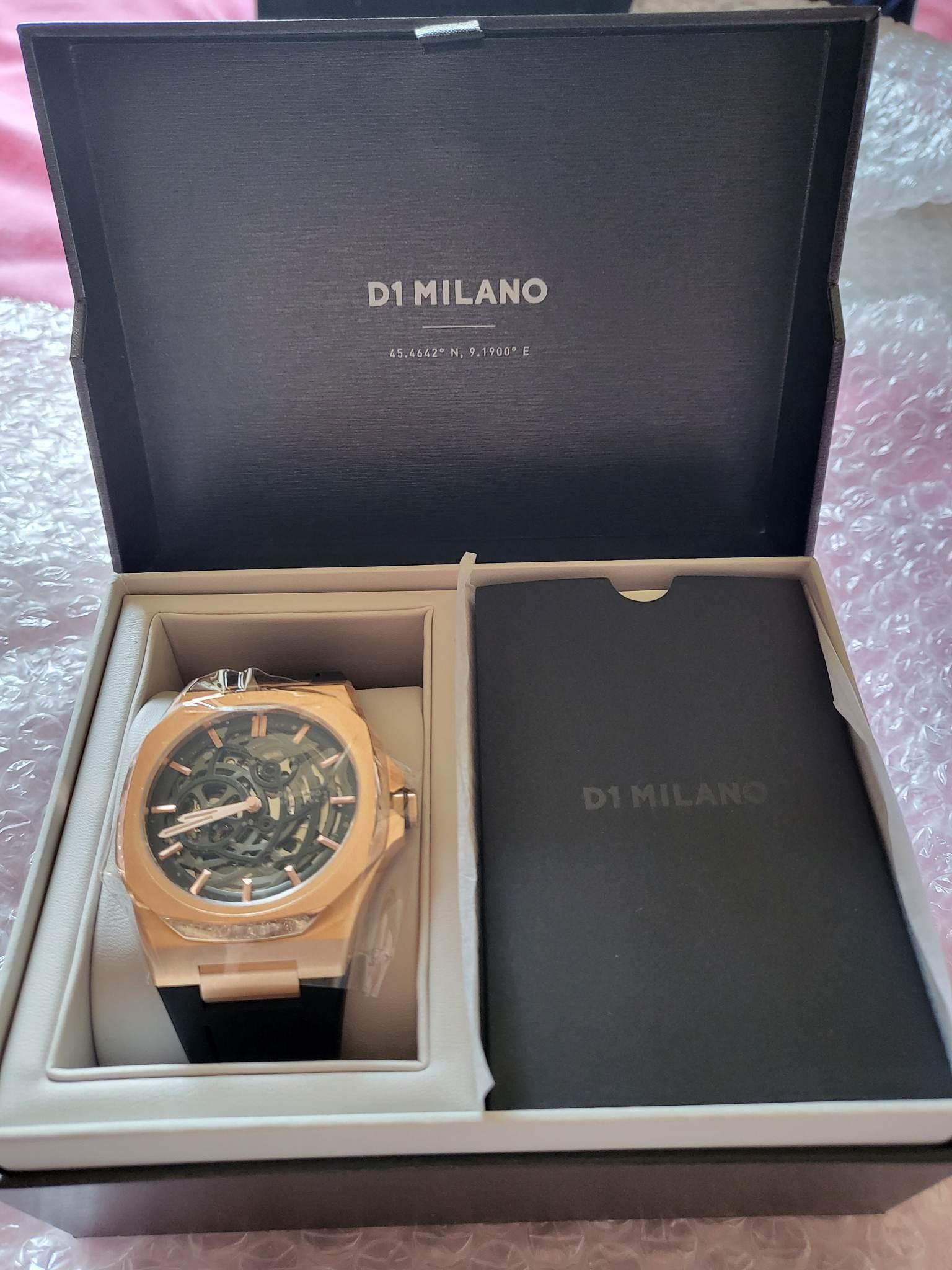 D1 Milano Skeleton Automatic Rose Gold Watch in SW1A Westminster for £ ...