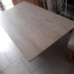 travertine marble and glass an metal coffee table , need gone today, free collection only L107LF