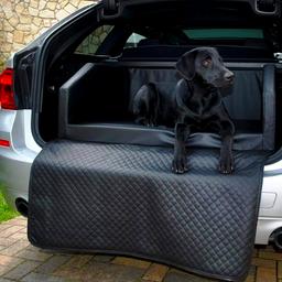 Mayaadi Home Premium Hundebett - 100 x 70 cm - Hochwertiger Autositz für Deinen Hund - Autohundebett mit Schutzdecke - Kofferraum Bett Hunde - Kunstleder - Travel - Schwarz - M
(nur Selbstabholung)