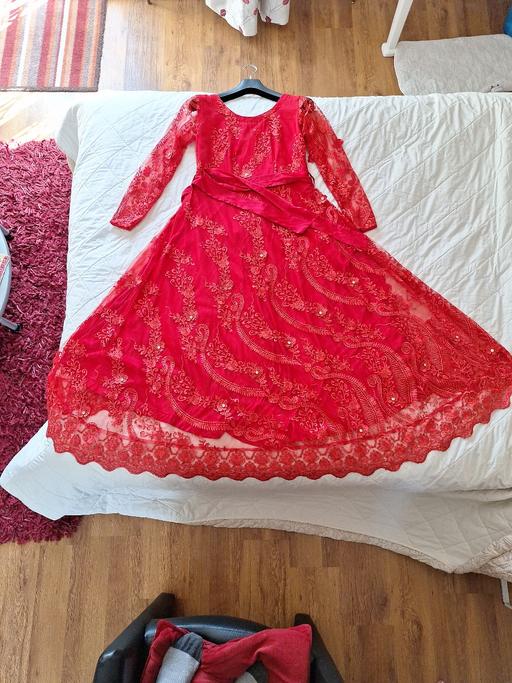 Buy & Sell Somerset Bath and North East Somerset - Photos for Red colour long dress with full sleeves