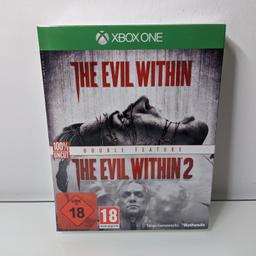 Verkaufe hier The Evil Within und The Evil Within 2 im "Double Feature" für die Xbox One / Series X. Es handelt sich um unbenutzte und noch versiegelte Neuware. Kein Tausch! Abholung oder Versand möglich.