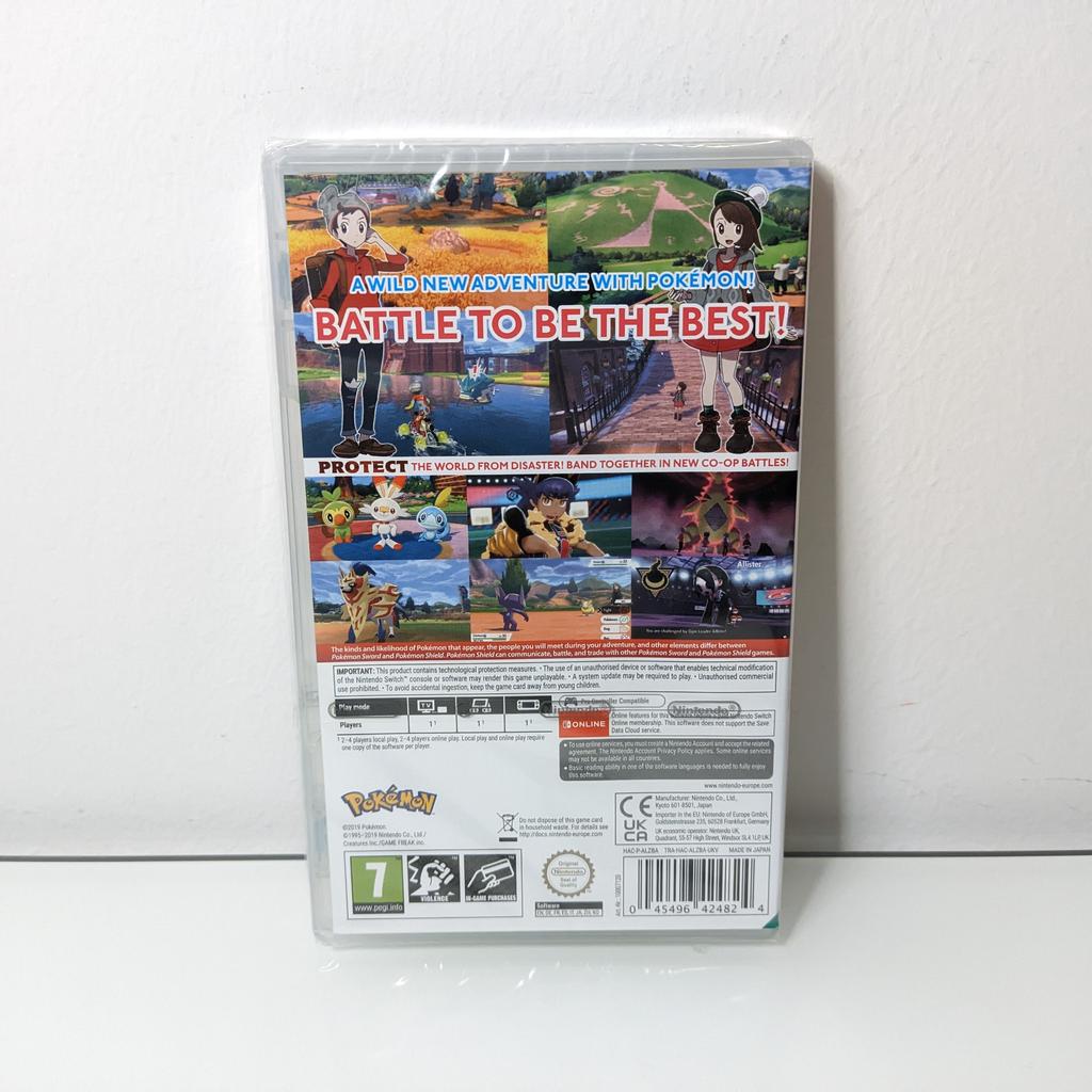 Verkaufe hier Pokemon Schild für die Nintendo Switch. Es handelt sich um unbenutzte und noch versiegelte Neuware. Kein Tausch! Abholung oder Versand möglich.