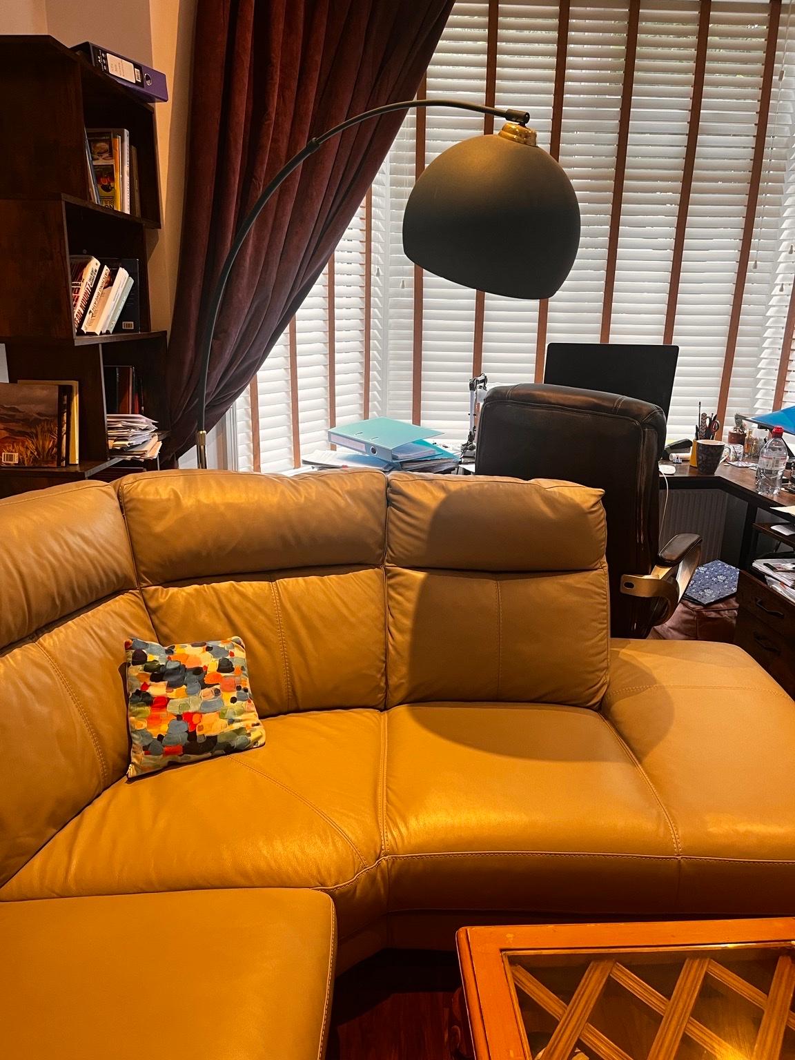 DFS California Brown Leather Modular Corner Sofa for Sale in Worthing, West  Sussex Classified