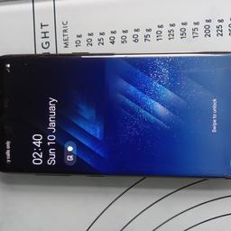 Samsung s8 [SM-G950F]
Black
Unlocked to any network
storage 64gb

condition: cracked screen 
outer cases cracked and damaged in areas