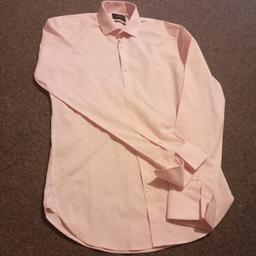 Formal shirt in pink. Collar size 14 1/2 inch. Been worn once for few hours. In very good condition. 

Open to all offers