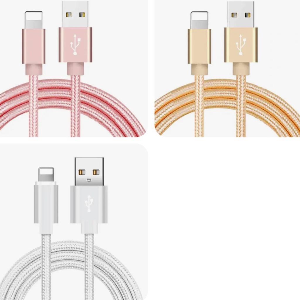 5 CABLES FOR £5
5 COLOURS AVAILABLE:
SILVER
GOLD
BLACK
LIGHT PINK
BLUE

COLLECTION FROM BRADFORD
POSTAGE AVAILABLE