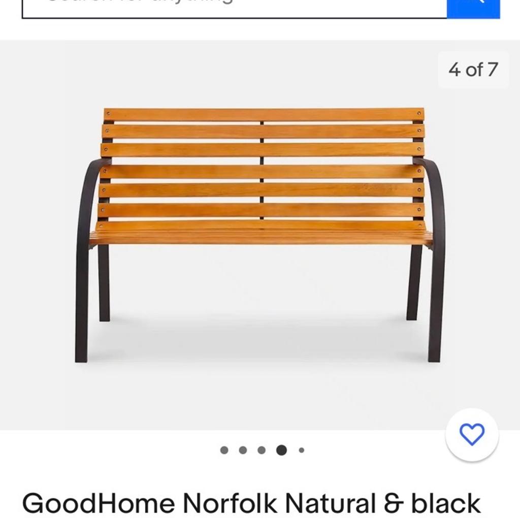 Norfolk wooden bench
Used for few weeks then stored in shed.
Cost £75
Collection only from E6 5TG
Cannot deliver
640mm width
810mm height
640mm depth