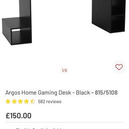 Good condition, collection only
Designed for gamers, features open spaces to avoid consoles from overheating 
Brand new £150 from Argos