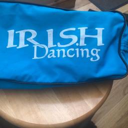 Washable Irish dance shoe bag with zip