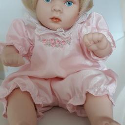 Beautiful little porcelaine collectors doll (with certificate) £10.00 cash n collection only-non smoking home