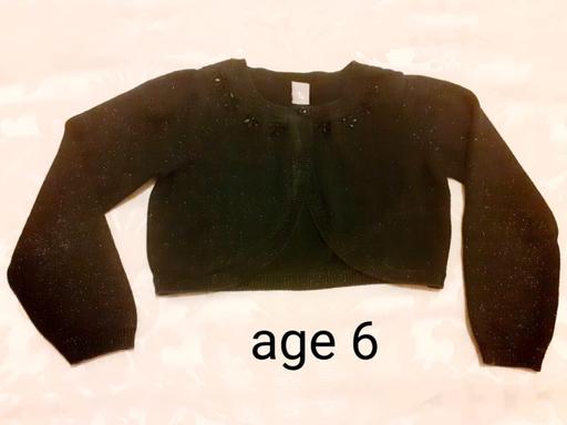 Buy & Sell Kent Medway - Kent - Photos for Black sequin sparkly cardigan age 6