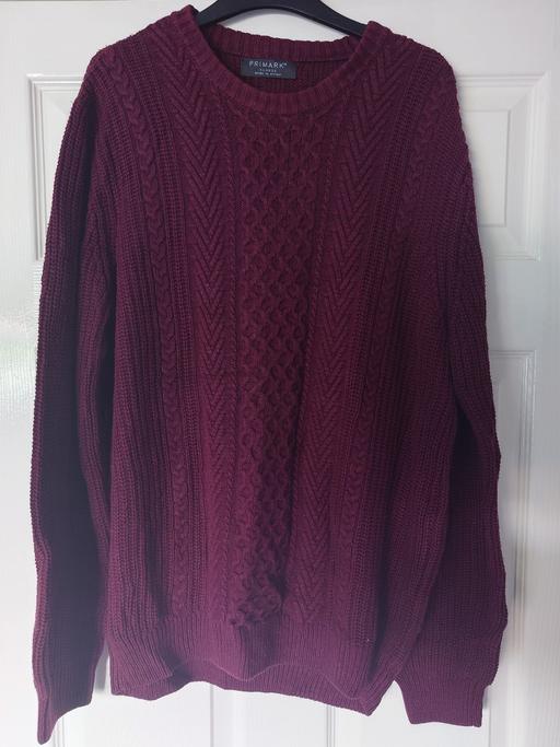 Buy & Sell Leicestershire Charnwood - Photos for Mens burgundy jumper size XL