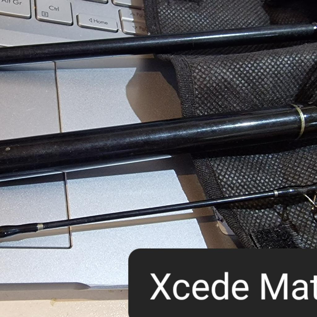 Shakespeare Xcede Match 300 fishing rod, new.

Part of the rod is still in plastic, but its been in storage so has some minor scratches on it.