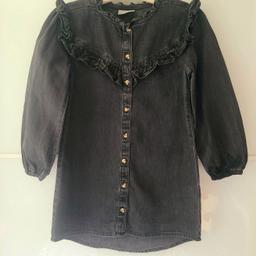 Lovely black/grey wash denim dress from Next age 7.

Collection Fairfield
