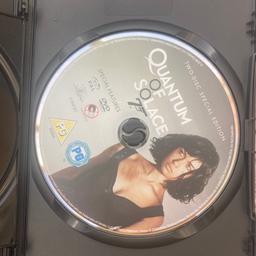 Get ready for an action-packed adventure with "Quantum of Solace" on DVD, released in 2008. This movie, starring Olga Kurylenko, Mathieu Amalric, Jeffrey Wright, Judi Dench, and Daniel Craig, is a sequel to the classic James Bond film series. It features an aspect ratio of 2.40:1 and a run time of 106 minutes.


This DVD includes special features like subtitles in English and Spanish, and captions for accessibility. It is a dual-layered edition, and the video format is NTSC. With a genre spanning action, adventure, drama, espionage, and thriller & mystery, this "Quantum of Solace" DVD is a must-have for any film and TV enthusiast. Advertised elsewhere please view my other items huge clearout