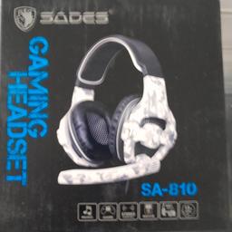 Gaming headset. Brand new and sealed. rrp £35-£40. My price £20.

collection from jb bargains, unit 21, arndale, Accrington.

please see my other items.
