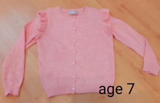 Buy & Sell Kent Medway - Kent - Photos for Girls pink cardigan age 7