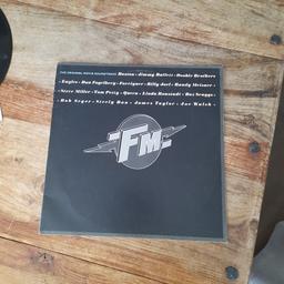 1978 double vinyl album of the soundtrack from the film F M , including  Queen ,,,Eagles ,,, boz scaggs,,, steely Dan,,, Billy joel ,,, Tom petty  ect on a gatefold sleeve  all in nice condition