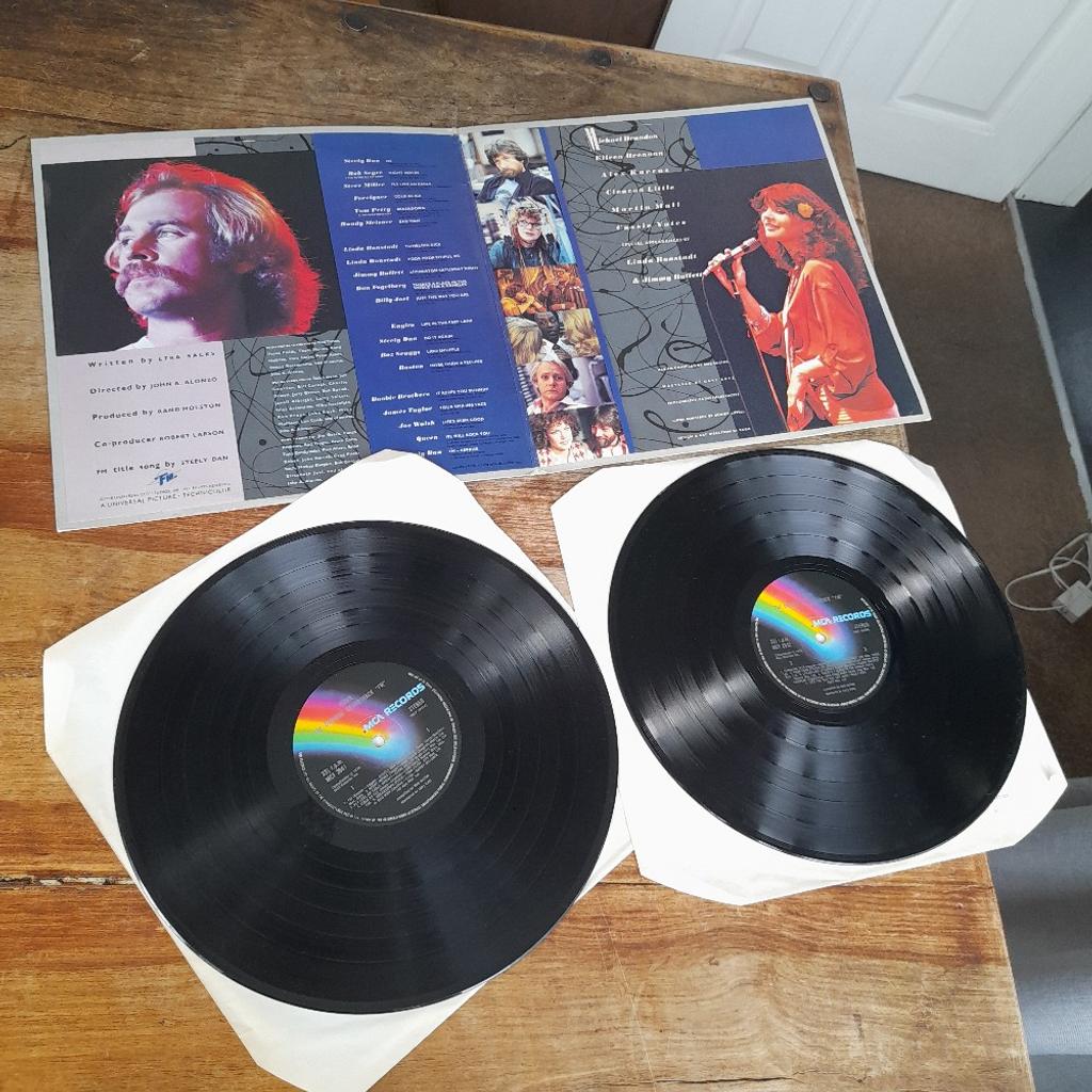 1978 double vinyl album of the soundtrack from the film F M , including Queen ,,,Eagles ,,, boz scaggs,,, steely Dan,,, Billy joel ,,, Tom petty ect on a gatefold sleeve all in nice condition