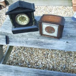 Two Old Clocks. Sold as seen. Not sure if the key fits either. Collection Stourbridge. No offers