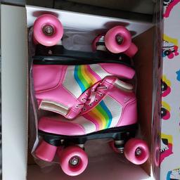 Rookie 'Barbie' roller skates V2, size 4 , still boxed excellent condition, used only twice , second hand on e-bay £65 + postage , sensible offers considered