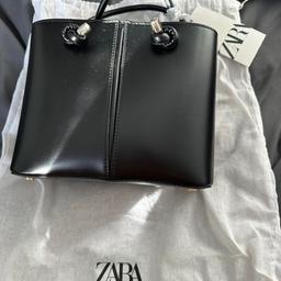 Here I have brand new Zara bag mini city bag with tags