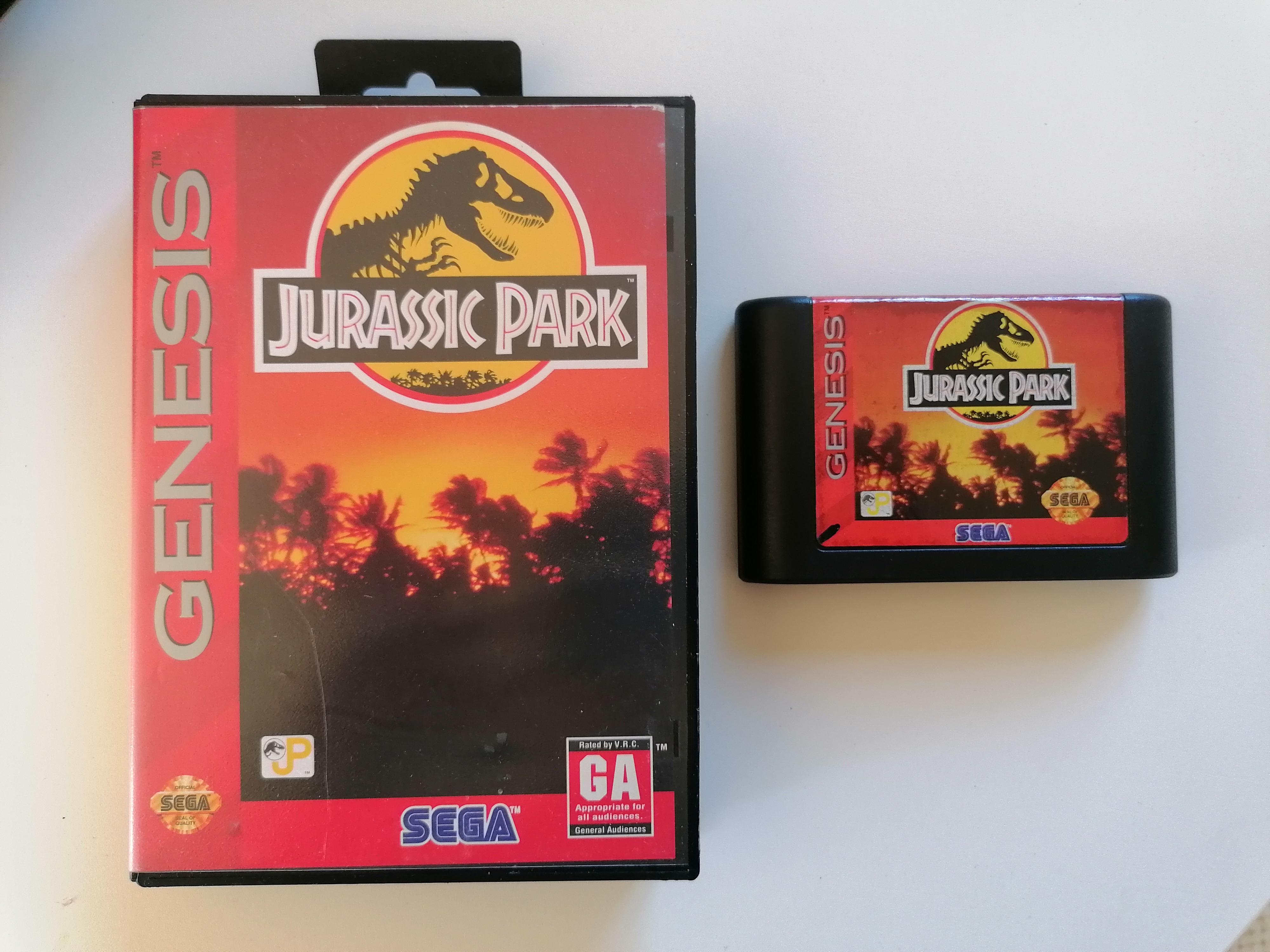Fiche du jeu Jurassic Park (Mega Drive