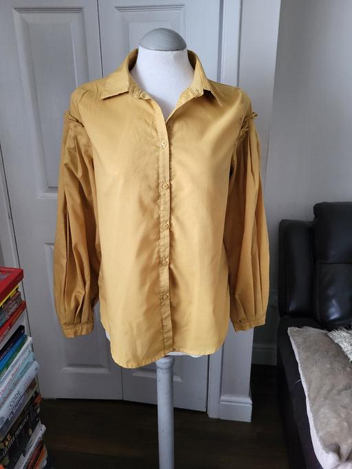 Buy & Sell West Midlands Sandwell - Photos for Lucy Wang Yellow Shirt Blouse Size S