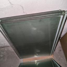 5 Glasböden 60x38 cm 0,7cm stark