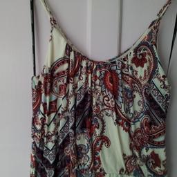 Warehouse dress sz UK14 with a vibrant pattern.  Great for a late holiday in the sun.

Local collection preferred from a safe spot, Tesco Express Tulketh Mill PR2 2BT. Protects both seller & buyer.

Sadly scammers sending me links & false payments screen shots is simply not gonna work. Life is too short, so kindly respect my wishes.

Genuine buyers, I am sure you understand my position & humblest of apologise for saying above. Feel free to roam my virtual 'stall', as three year plan to emigrate to a warmer country.