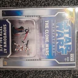 Star wars mini collectable figures. 2 per pack. brand new and sealed.£10 each or 2 for £15.

collection from jb bargains, unit 21, arndale, Accrington.

please see my other items.