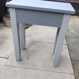 Up cycled in two shades of grey 
24”x12”x30”height