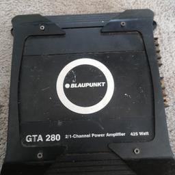 Blaupunkt gta 425 watt amplifier. Open to fair offers, worked when removed