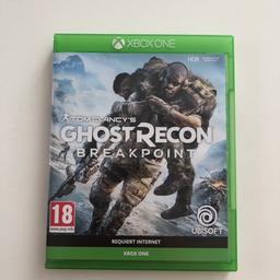 Zum Verkauf steht hier das Spiel „Tom Clancy‘s Ghost Recon Breakpoint“. Passend für die Xbox One.

Das Spiel ist absolut neuwertig! Keine Kratzer oder ähnliches.

Versand ist möglich!
