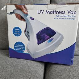 ultra violet ray vacuum for a deep clean.
hardly used
collection only, Rainham Essex