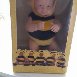 Beautiful Baby Bees doll by Ann Geddes in it's original box never been played with or taken out of box excellent condition from a smoke free pet free home cash on collection please see my other items