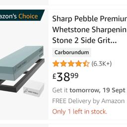 SUPERIOR BUNDLE: 3 Must Have Sharpening tools bundled in one affordable set for you, our Waterstone (grit 400/1000) with Non Slip Rubber Base + Flatening Stone + Knife Sharpening Guide(Ebook) are perfect for making very dull knifes scary sharp

✅ RESTORE SHARPNESS: Only one use of sharpening stone is enough to restore sharpeness of dull knives & dammaged/battered blades. so that you can have HIGH PRODUCTIVITY, Faster Cutting which makes food preparation EASIER, minimizes fatigue & REDUCES STRESS on WRIST, hands and arms caused by blunt or dull knives

✅ MULTIPURPOSE USE: Our Whetstone can reprofile edges or repair ANY DULL blade out there, be it any kitchen knife set, chef knife, steak knife, sontoku knife, paring knife, sushi knife, cleaver knife, kitchen knives, Hunting Knife Sharpener, Pocket Knife Sharpener, Scissor Sharpener, Chisel sharpener, Blade sharpener, Straight Razor, Hunting Knife, Pocket Knife, Scissors, Chisel, Carving and Gardening Tools & it can even sharpen a dull Sw