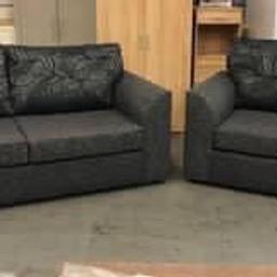 DUNDEE FIXED BACK  3+3 IN BLACK
3+3 SOFA
OTHER COLOURS AVAILABLE 

3 SEATER
WIDTH - 190CM
DEPTH - 88CM
HEIGHT - 68CM

£600.00

B&W BEDS 

Unit 1-2 Parkgate Court 
The gateway industrial estate
Parkgate 
Rotherham
S62 6JL 
01709 208200
Website - bwbeds.co.uk 
Facebook - B&W BEDS parkgate Rotherham 

Free delivery to anywhere in South Yorkshire Chesterfield and Worksop on orders over £100

Same day delivery available on stock items when ordered before 1pm (excludes sundays)

Shop opening hours - Monday - Friday 10-6PM  Saturday 10-5PM Sunday 11-3pm