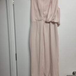 Description: Womens Dress
Brand: Asos
Colour: Light pink
Size: uk 12
Condition: Good, worn once 
Postage: £1.95
Collection