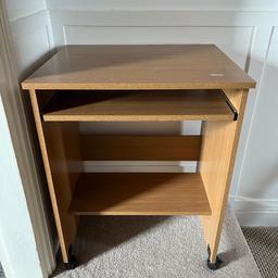 Small desk with pull out, some slight marks on top. Collection only Retford