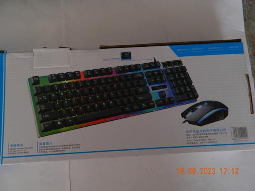 Buy & Sell Greater Manchester Wigan - Photos for Gaming Keyboard Mouse Rainbow LED Wired USB