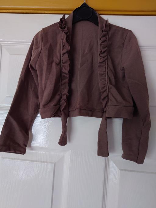 Buy & Sell Leicestershire Charnwood - Photos for Girls brown bolero size 3 years